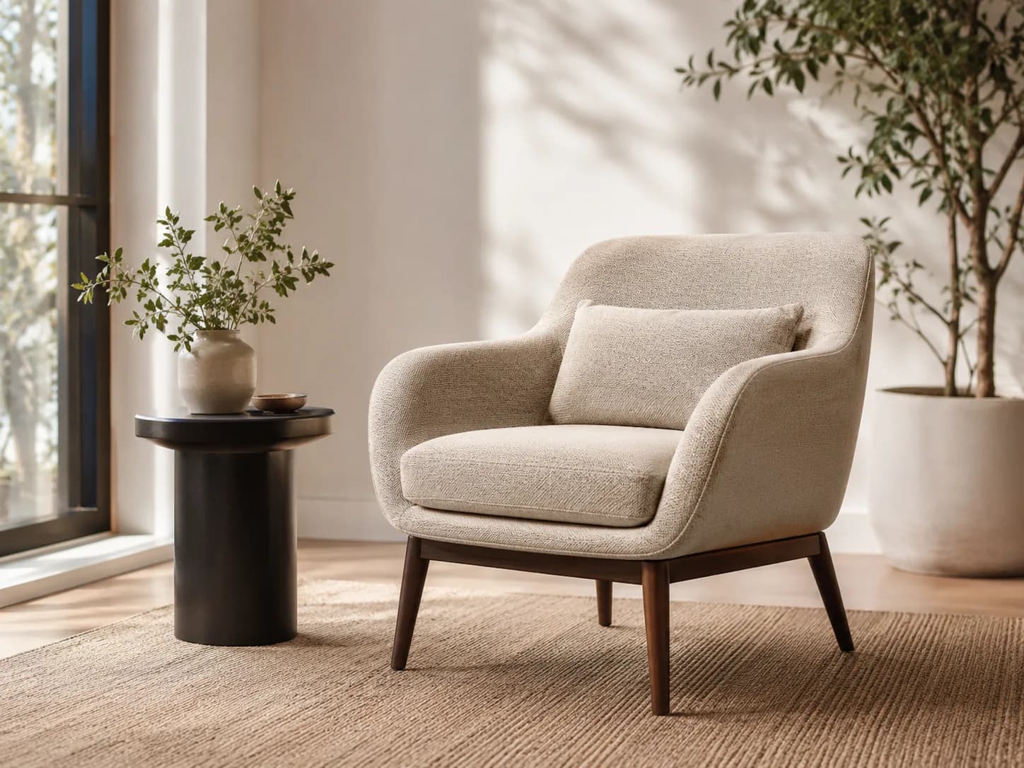 AI-generated product photography example for home & furniture