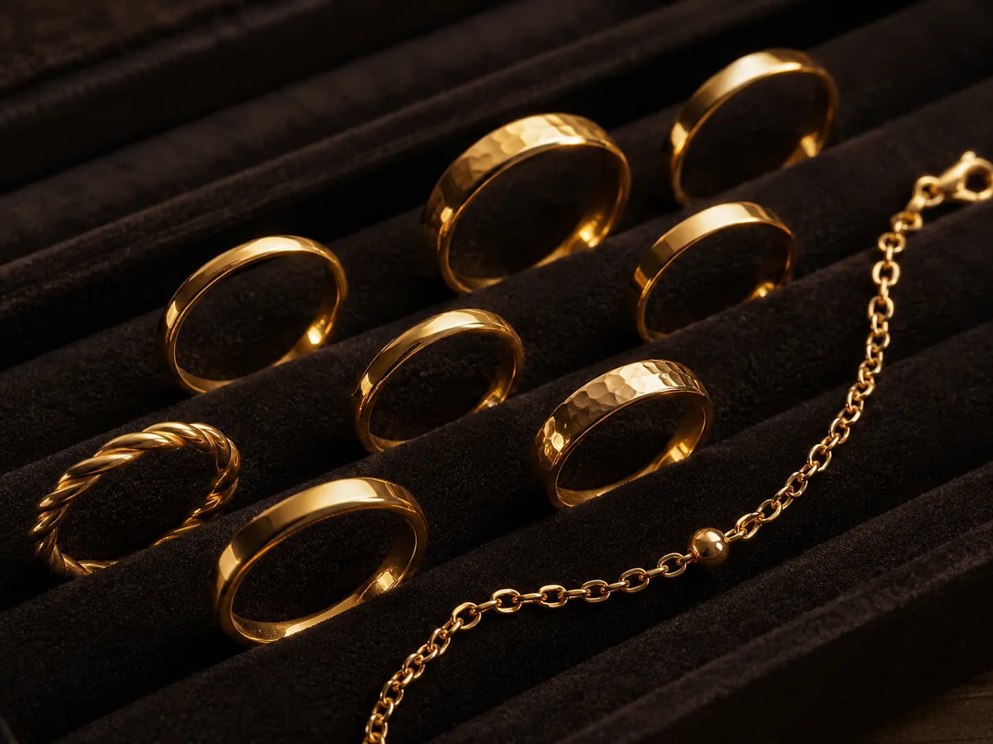 AI-generated product photography example for jewelry & watches