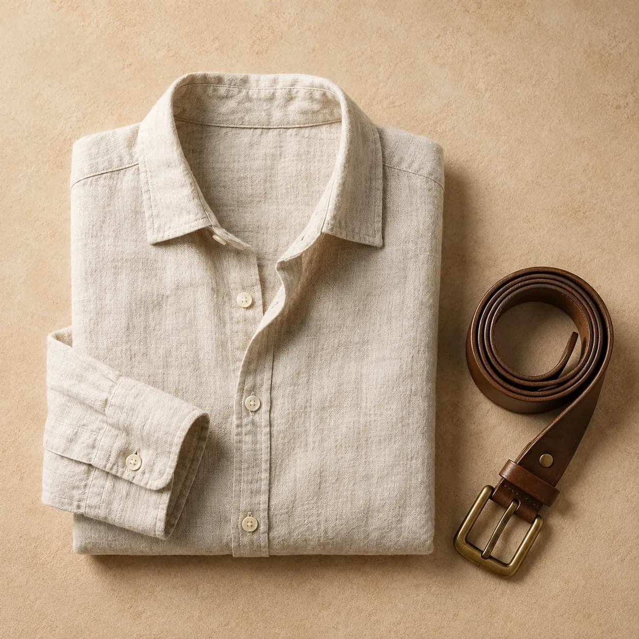 Example of a flat lay product shot