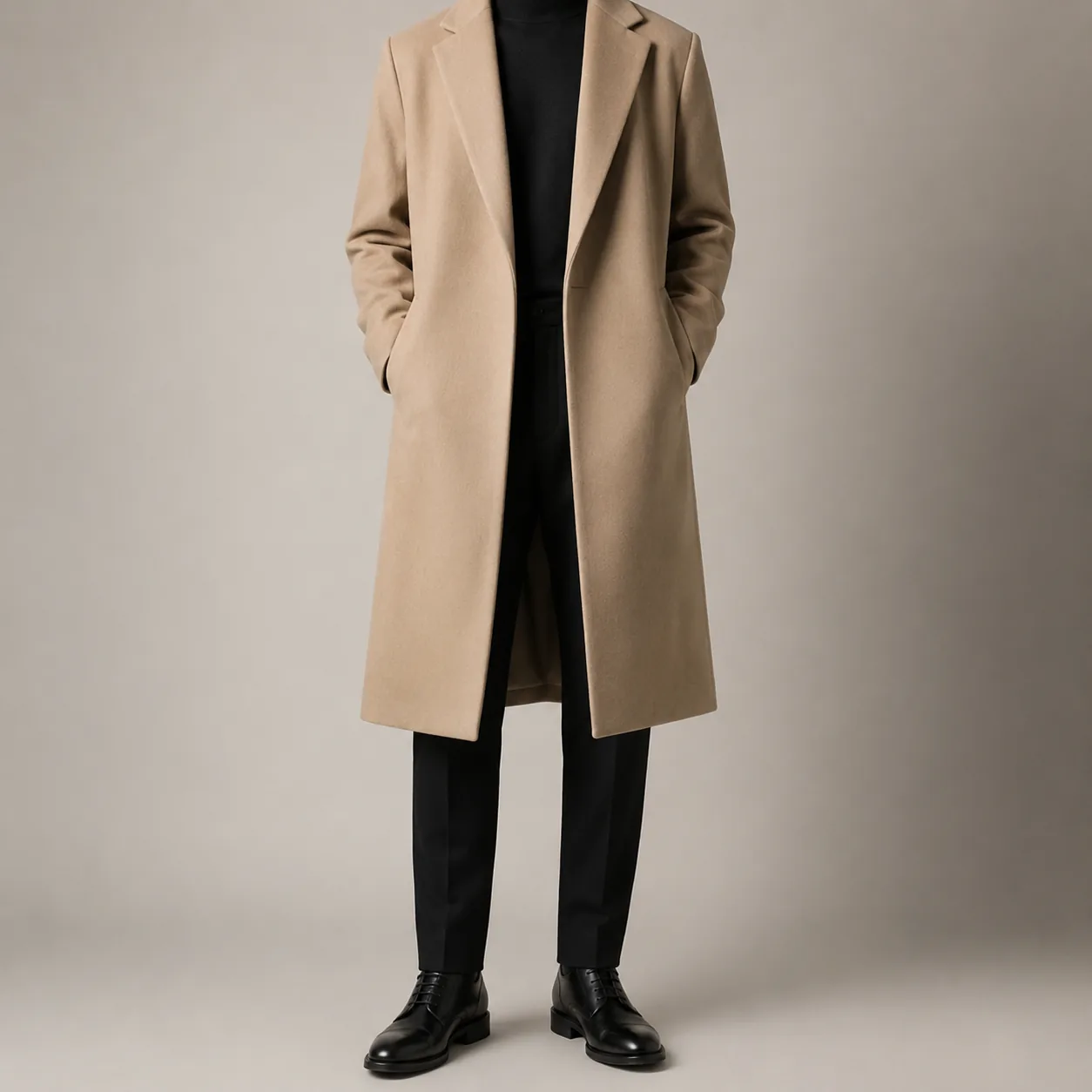 Example of a model standing product shot